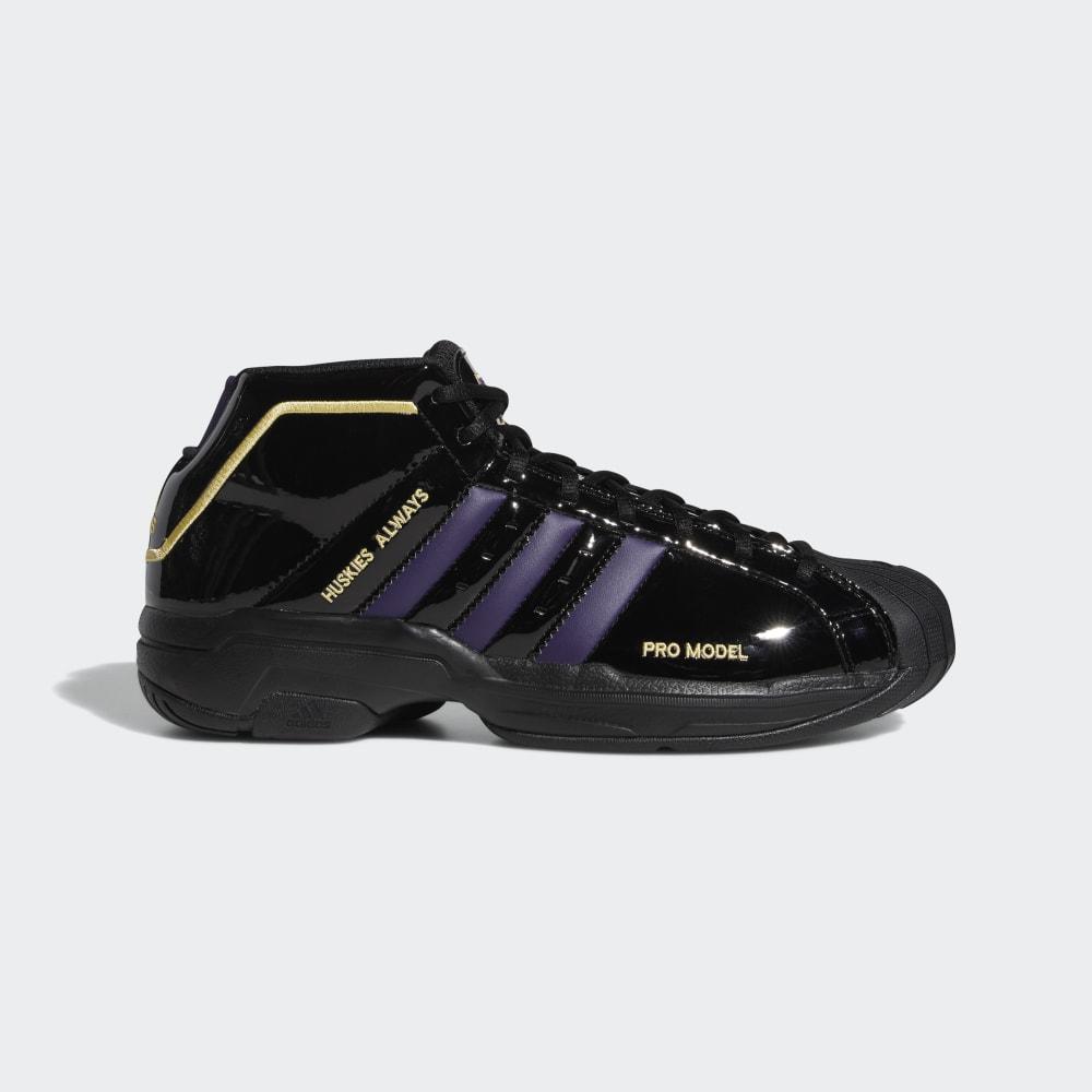 Adidasi Baschet Adidas Pro Model 2G Dama Romania - Violet/Negrii/Aurii Metal FV4198
